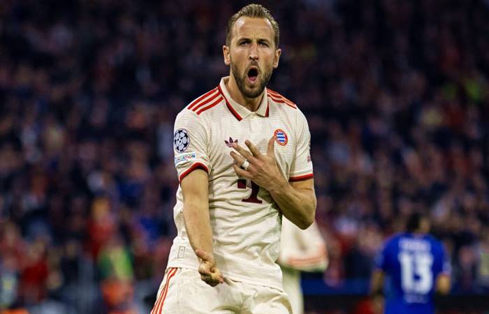 Harry Kane celebrating a goal