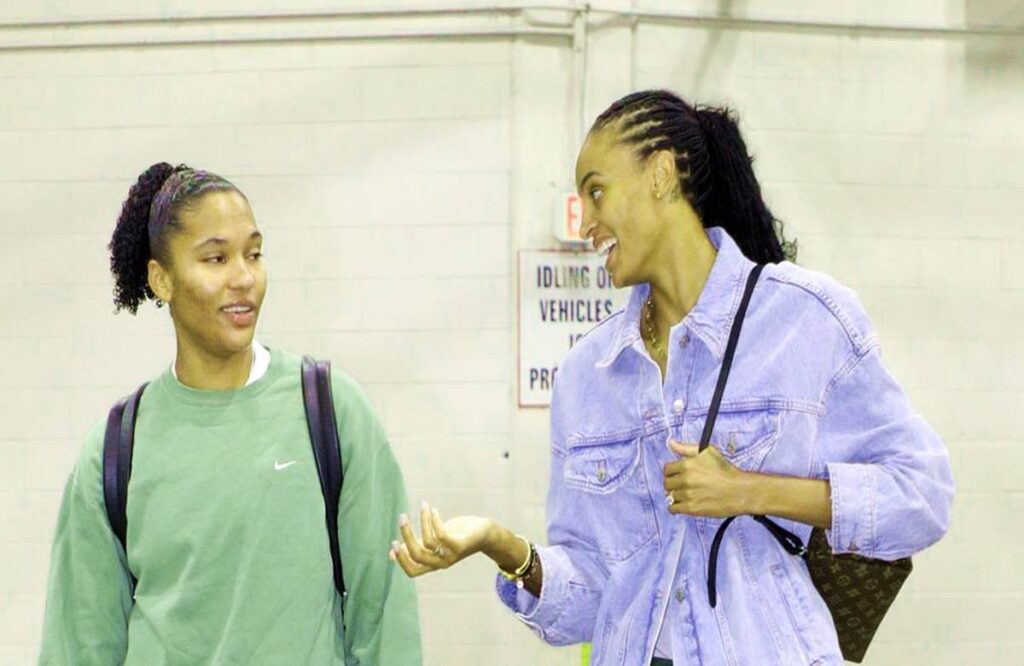 Alyssa Thomas and wife DeWanna Bonner - Getty Images